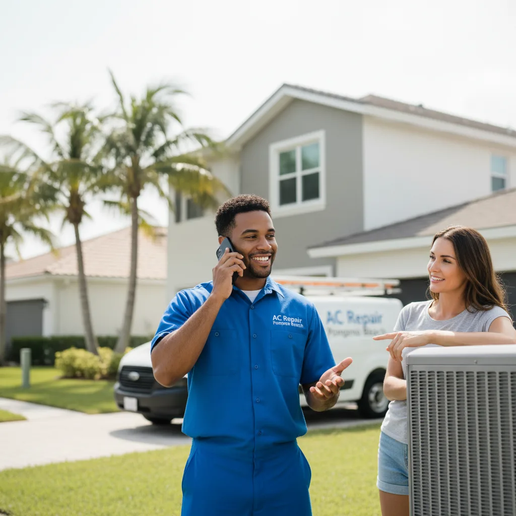 AC Repair Pompano Beach customer support in Roslindale